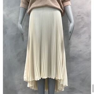 THEORY soft crepe pleat DOROTHEA skirt size S
